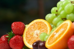Still-life of fresh fruit